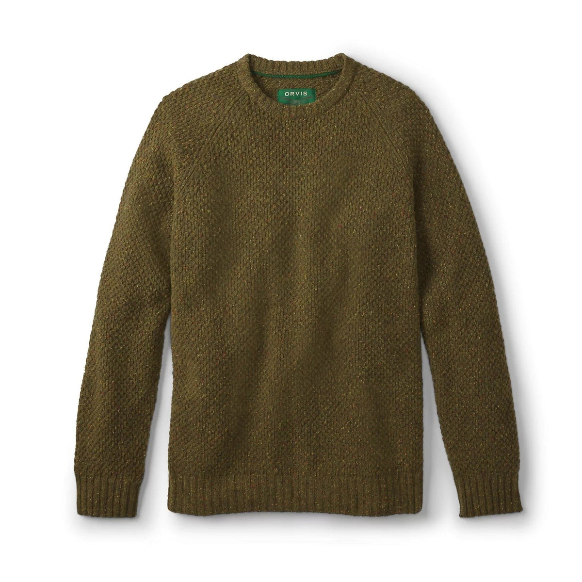 Orvis Affordable - Moss Stitch Crewneck Sweater