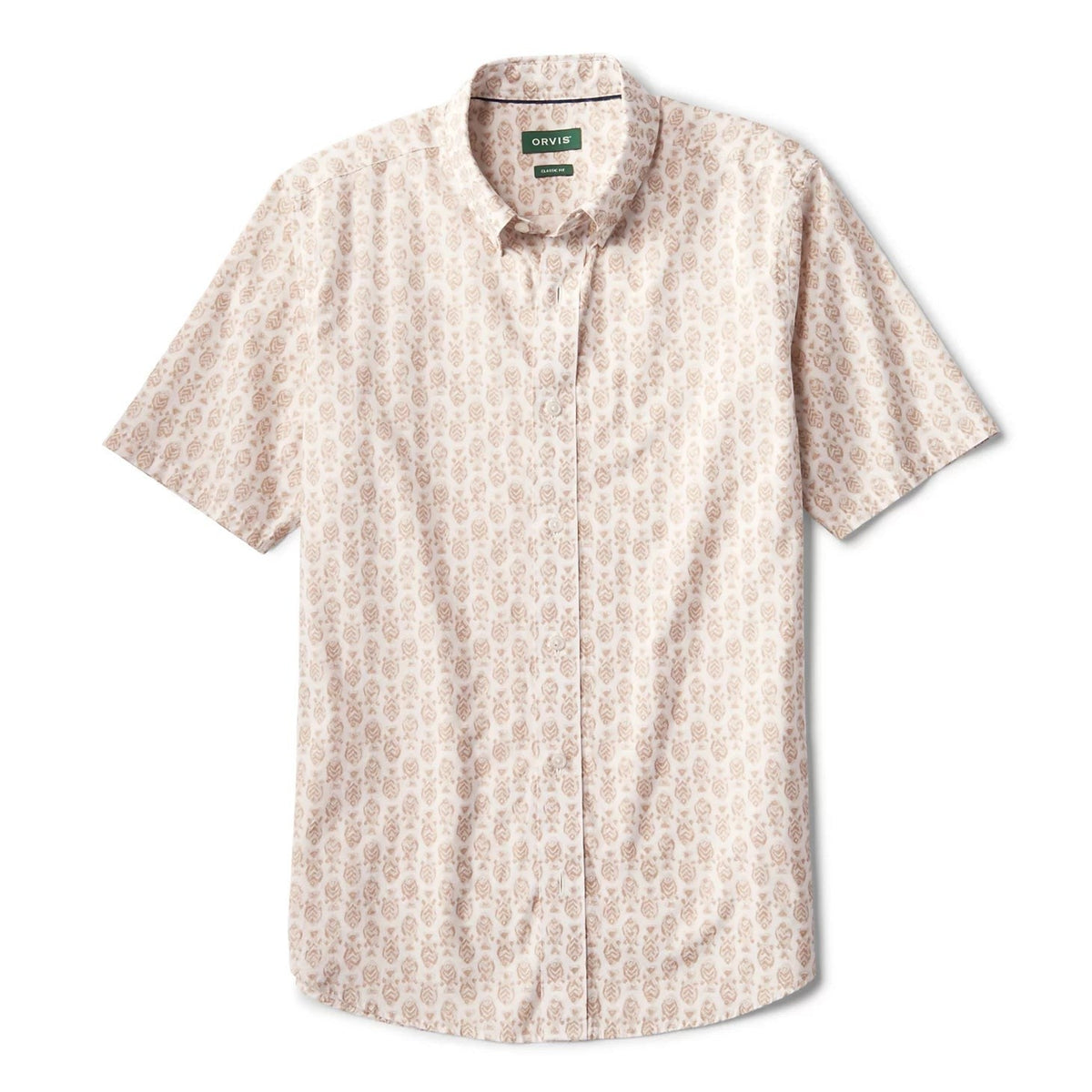 Orvis Popular Choice - Men's Heritage Poplin Printed Short-Sleeve Shirt
