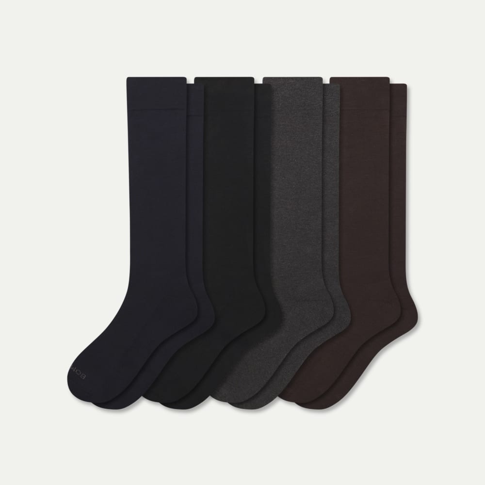 Dress Knee High Socks - Multi Mix L [10306]