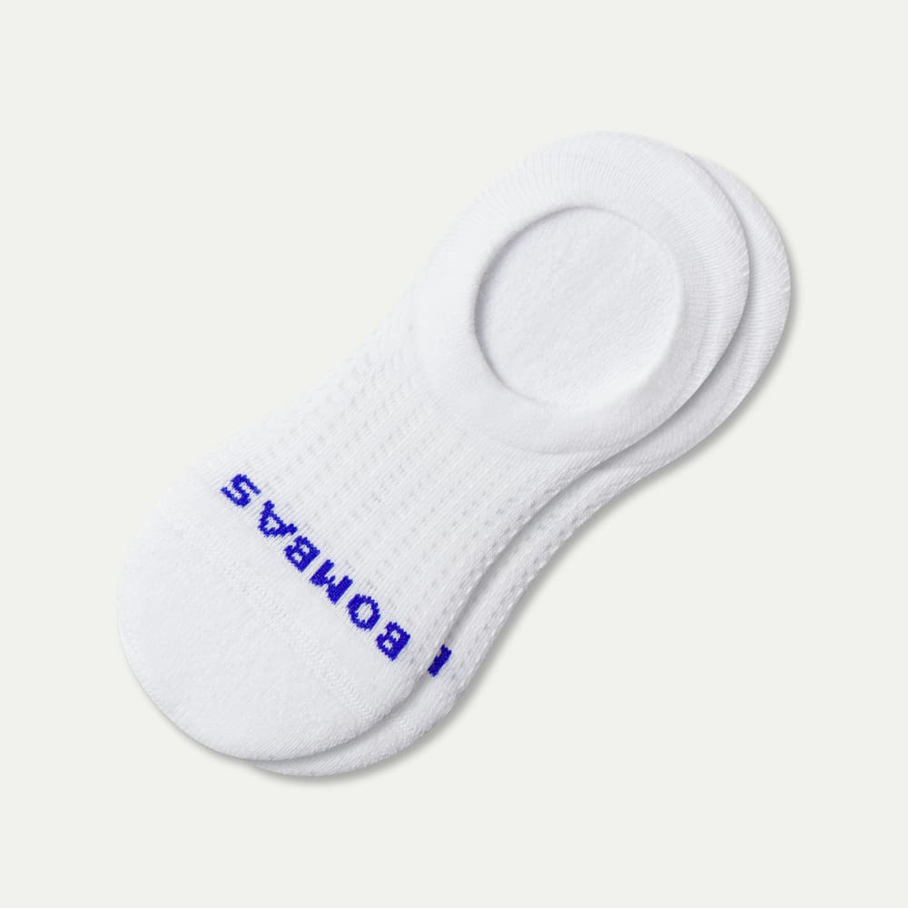 Performance Cushioned No Show Socks - white L [10337]