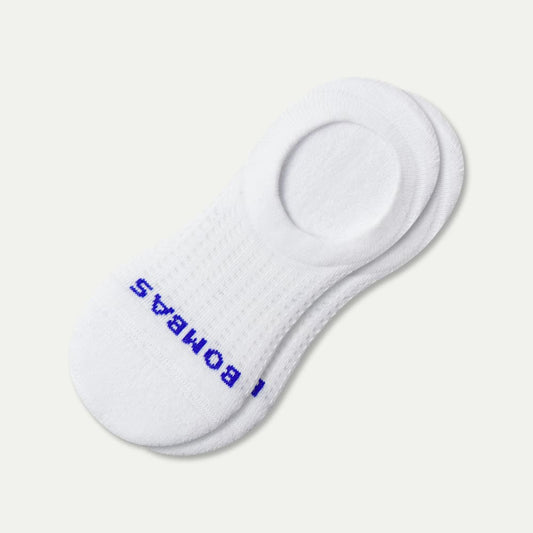 Performance Cushioned No Show Socks - white L [10337]