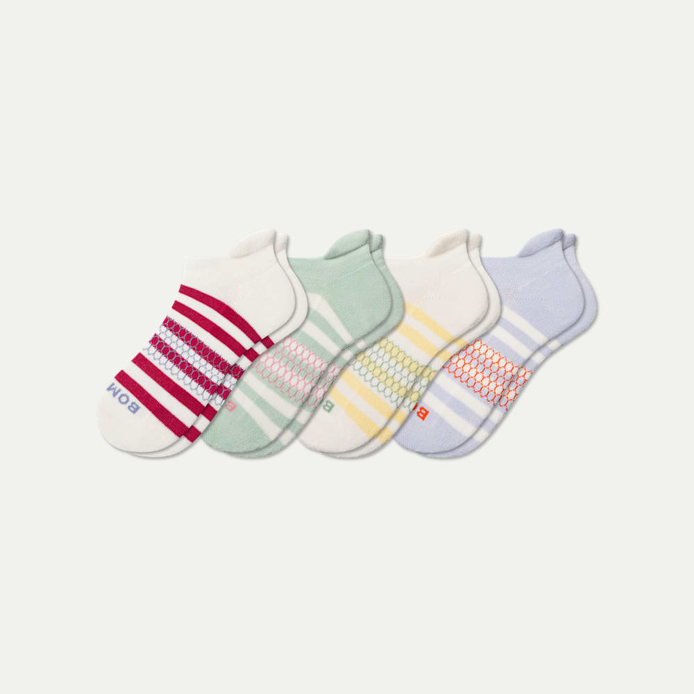 Ankle Socks - Mint Stripe Mix L [10555]