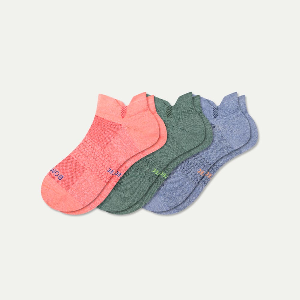 UltraLite Sport Ankle Sock 3-Pack - peach sage mix L [10573]