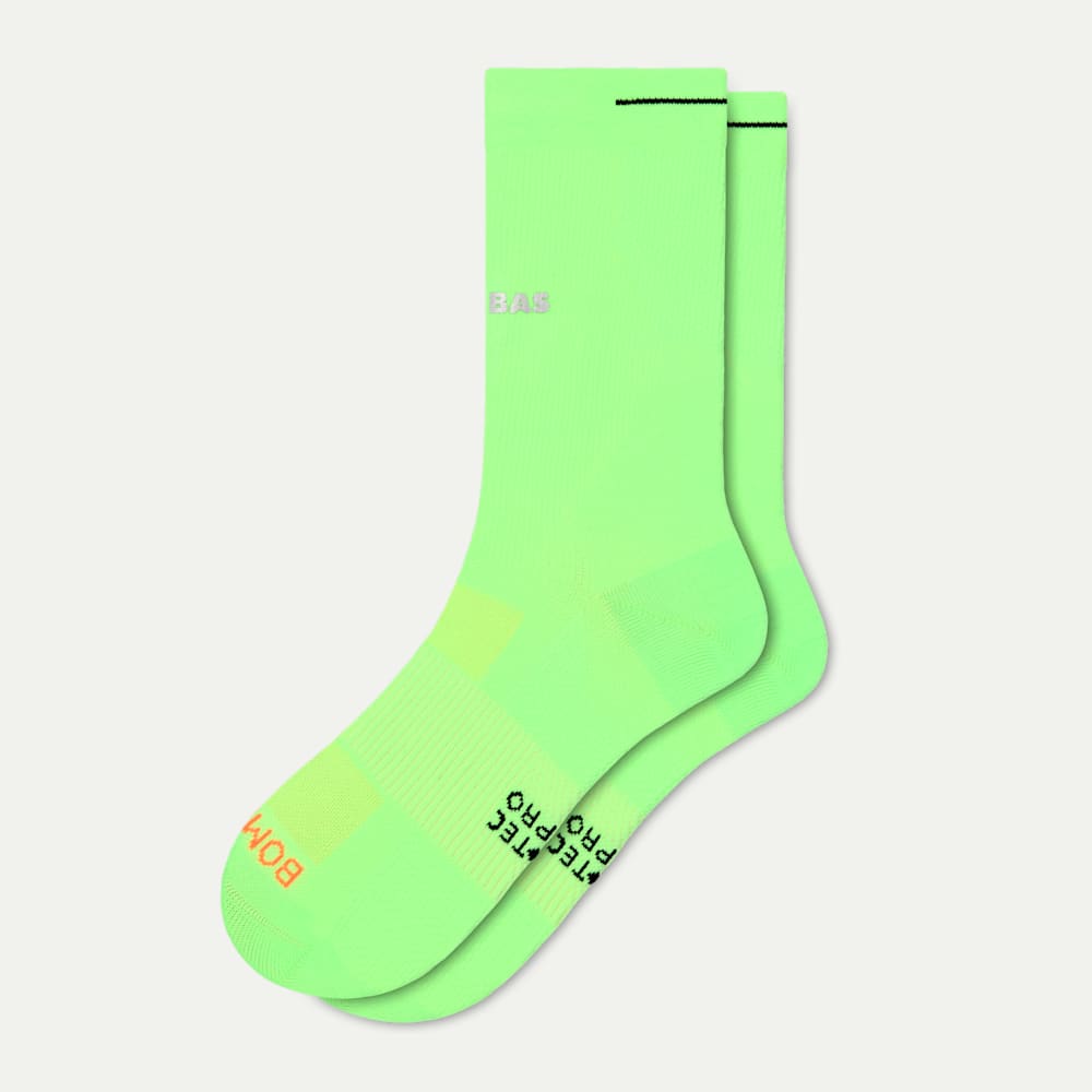 Run Pro Half Calf Socks - neon lime L [10885]