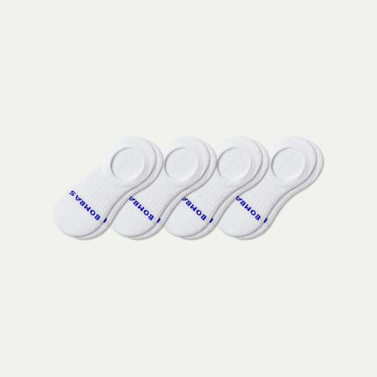 Performance Cushioned No Show Socks - white L [10909]