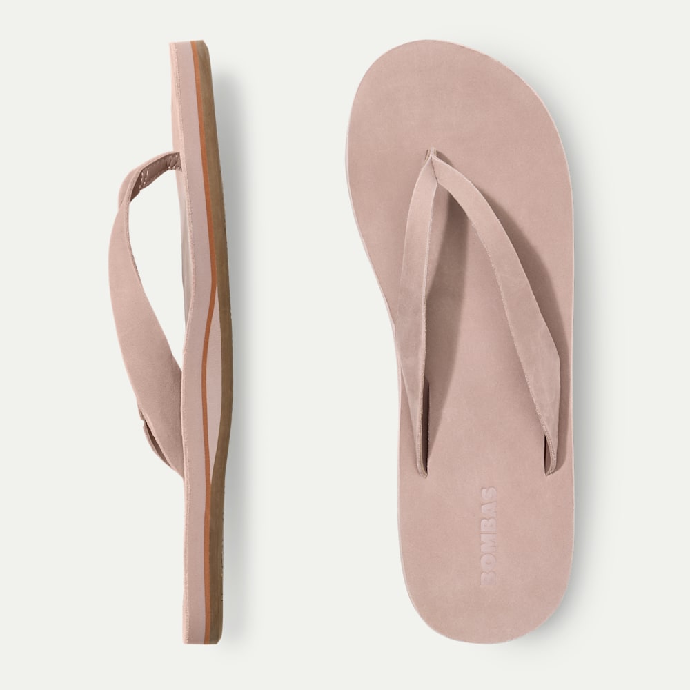 Women's Sunrise Nubuck Flip Flop - Weathered Rose L2 [10929]