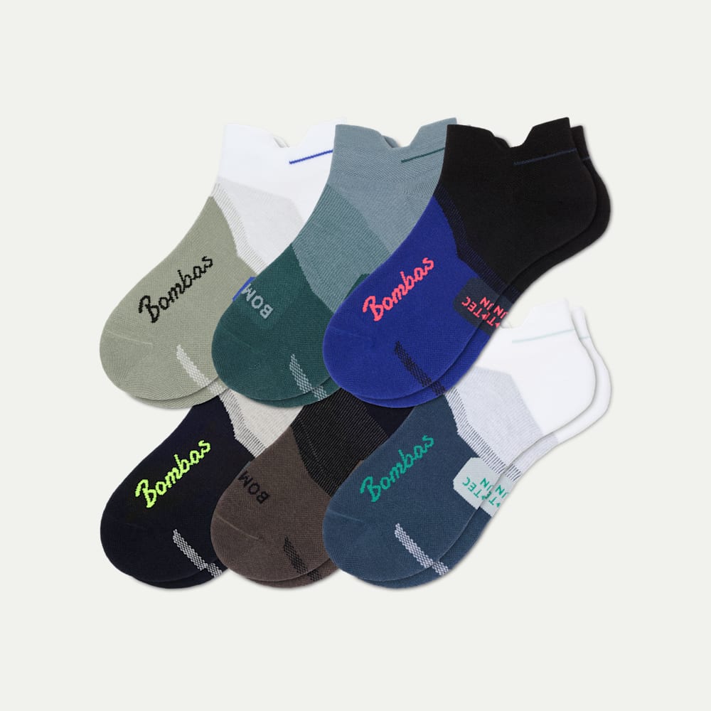 Run Ankle Socks - sea storm mix L [11177]