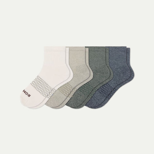 Quarter Socks - Navy Sage Mix L [11187]