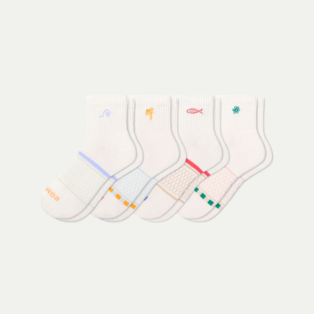 Quarter Socks - Tropic Palm Mix L [11192]