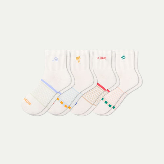 Quarter Socks - Tropic Palm Mix L [11192]