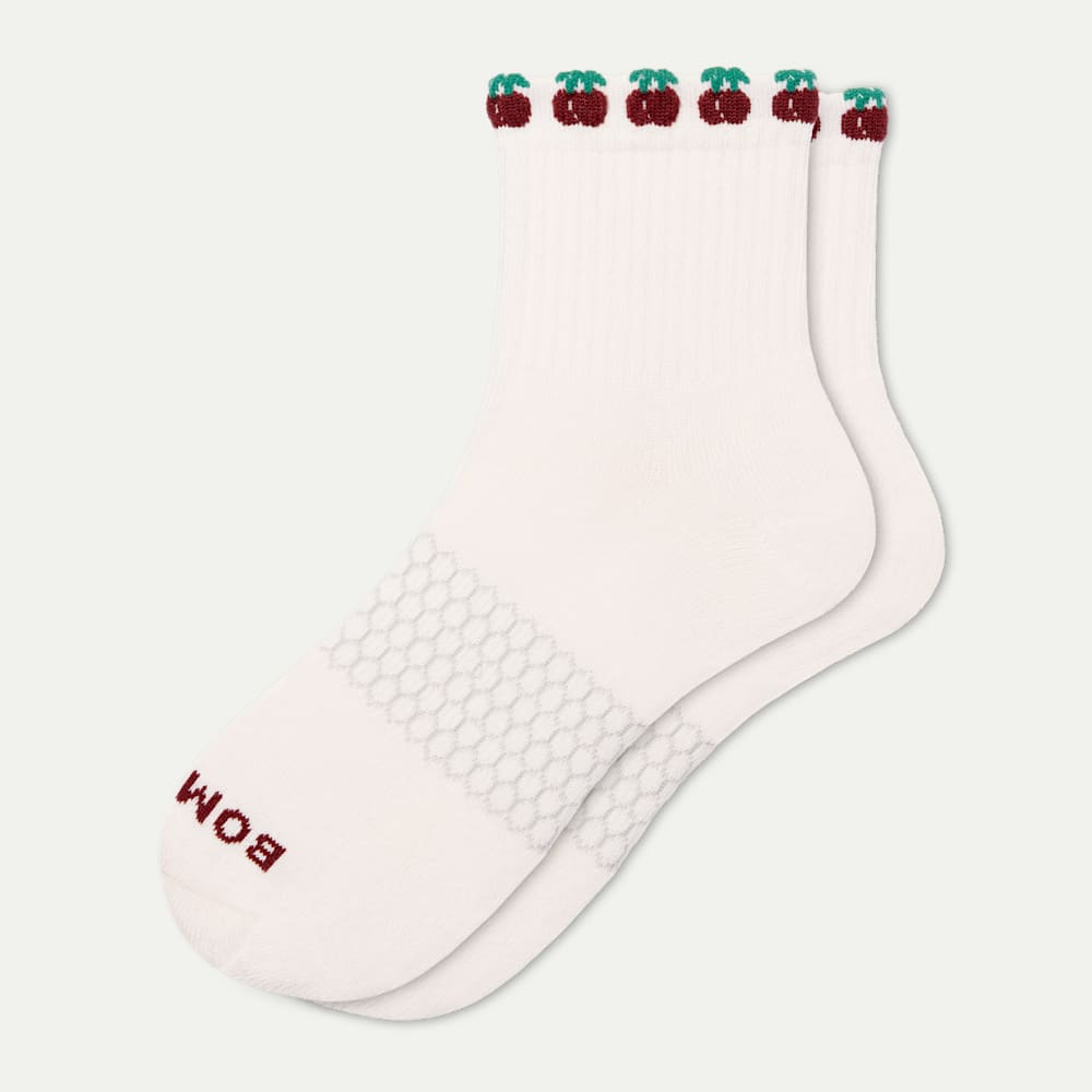 Quarter Socks - Cherries L [11482]
