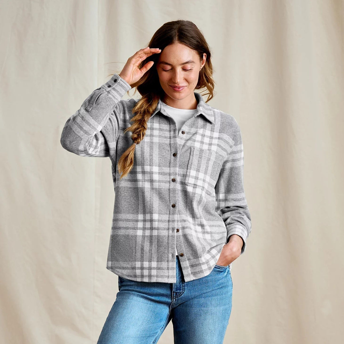 Orvis Popular Choice - Women's Snowy River Button-Down Long-Sleeve Shirt