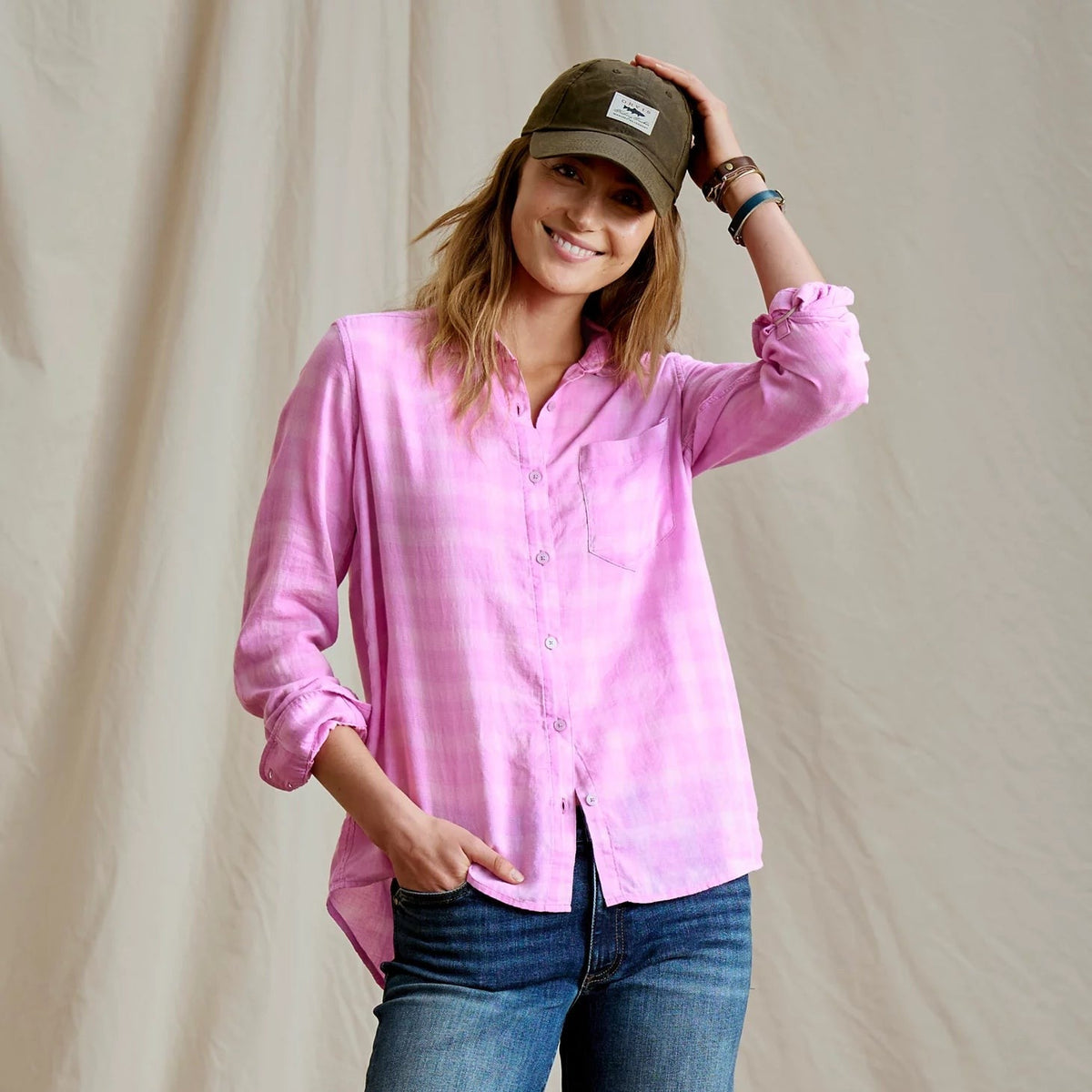 Orvis Value - Everyday Lightweight Plaid Long-Sleeve Boyfriend Shirt