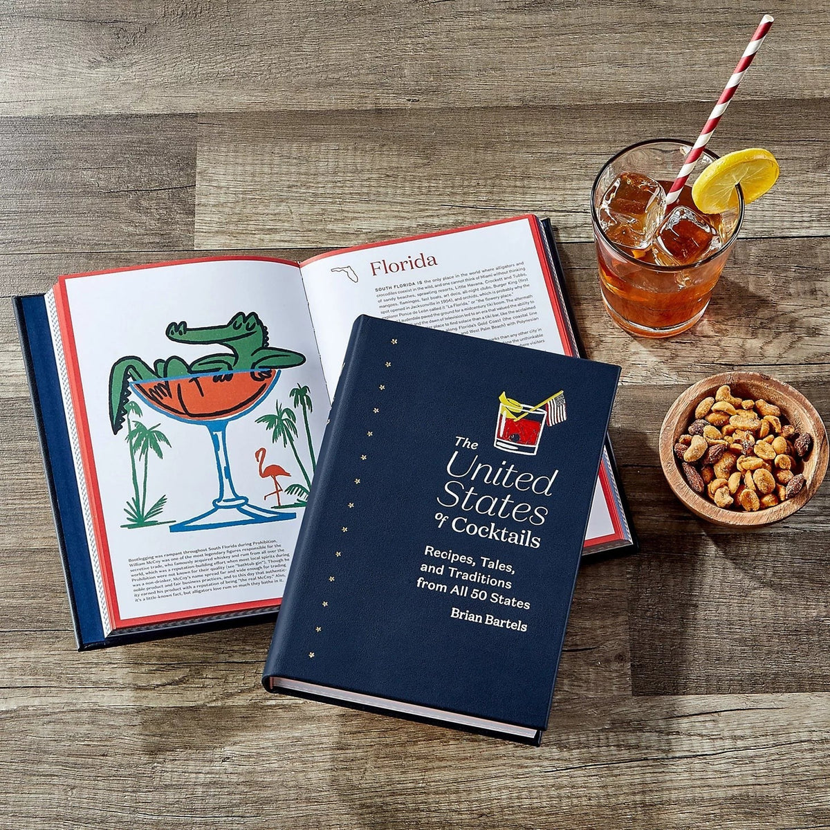 Orvis Budget Friendly - Leather-Bound United States Of Cocktails Book
