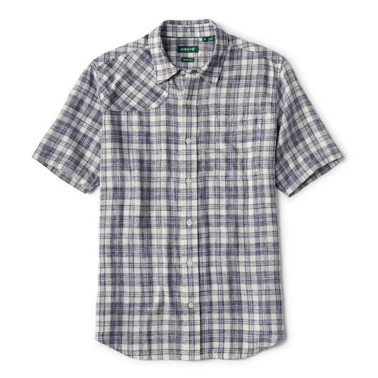 Orvis Customer Favorite -Space-Dyed Plaid Short-Sleeve Shirt