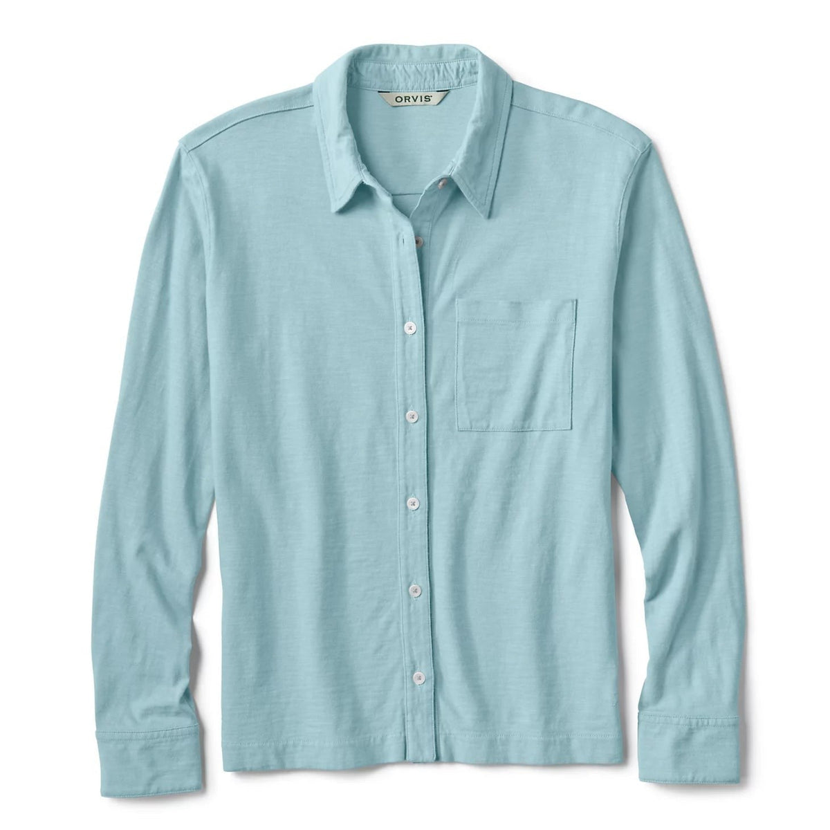 Orvis Budget Friendly - Women's Bromley Knit Button-Down Long-Sleeve Shirt
