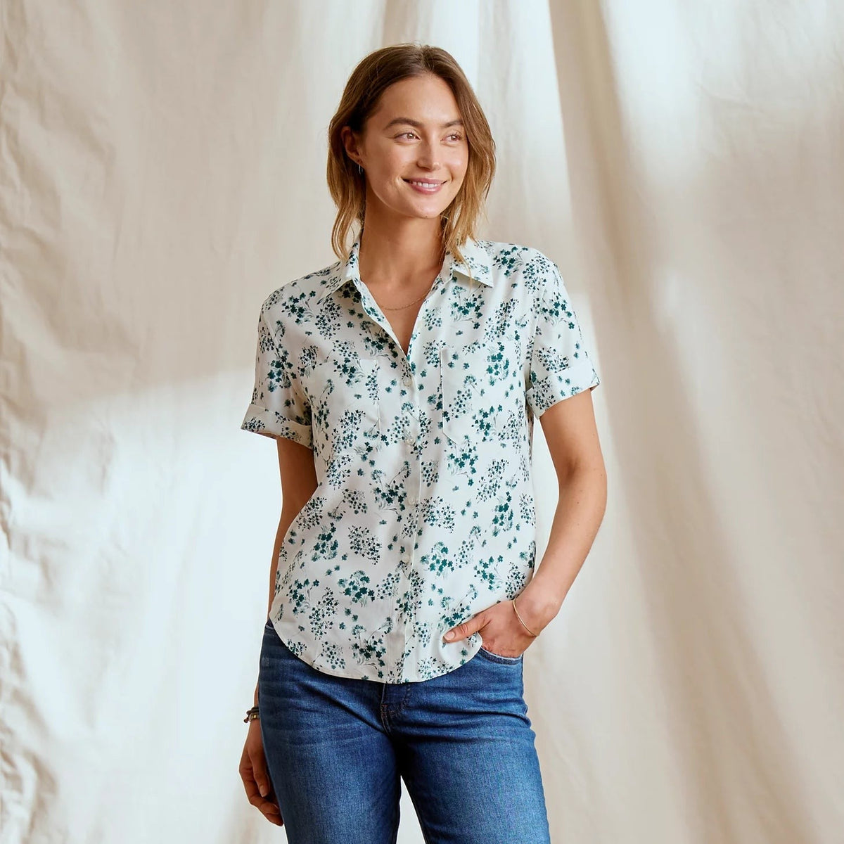 Orvis Popular Choice - Washable Silk Short-Sleeve Camp Shirt