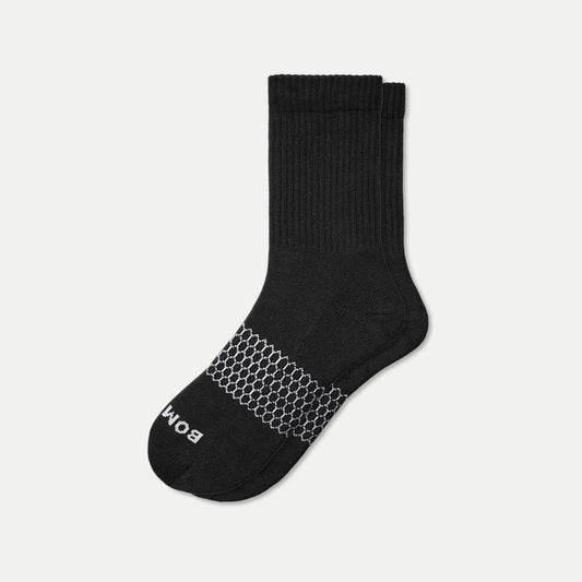 Solids Half Calf Socks black-layflat-1-transparent