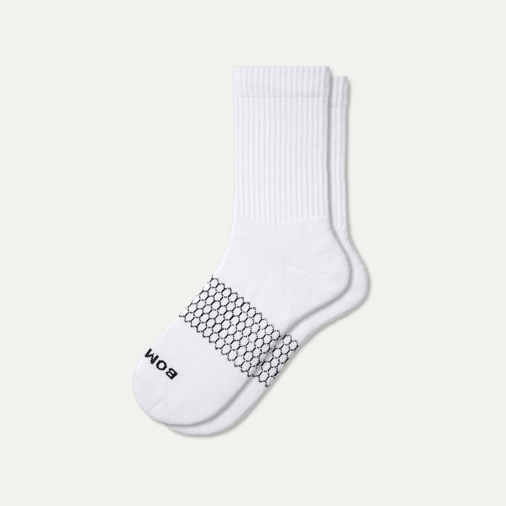 Solids Half Calf Socks white-layflat-1-transparent