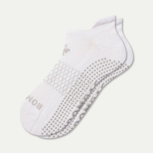 Gripper Ankle Socks - white L [7880]