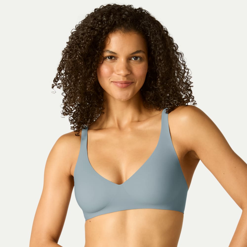 Women's No Show Plunge Bralette - Sea Storm WO1 [8252]