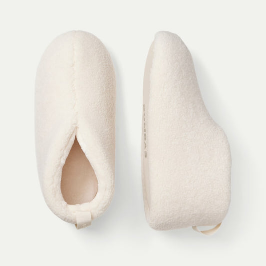 Women's Cabin Bootie Slipper - Cream L [8555]