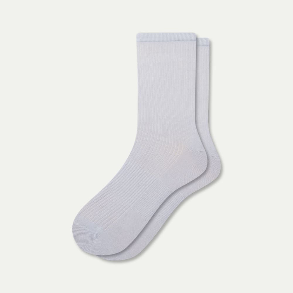 Women's Featherweight Rib Half Calf Socks - sky sail blue L [8593]