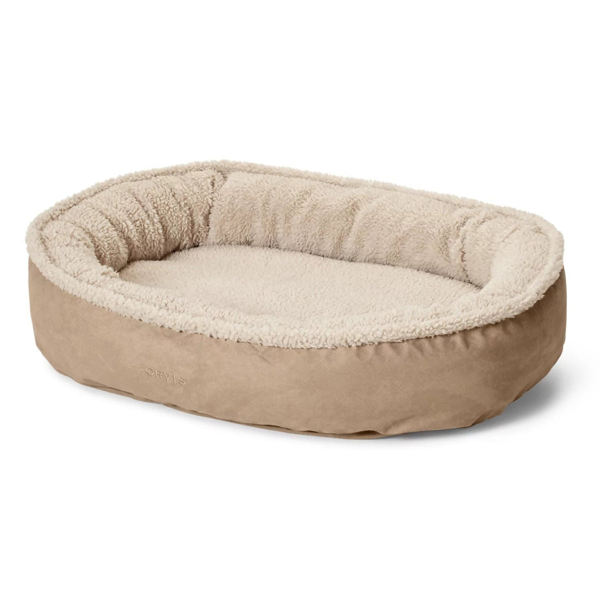 Orvis Budget Friendly - Orvis ComfortFill-EcoTM Wraparound Dog Bed with Fleece