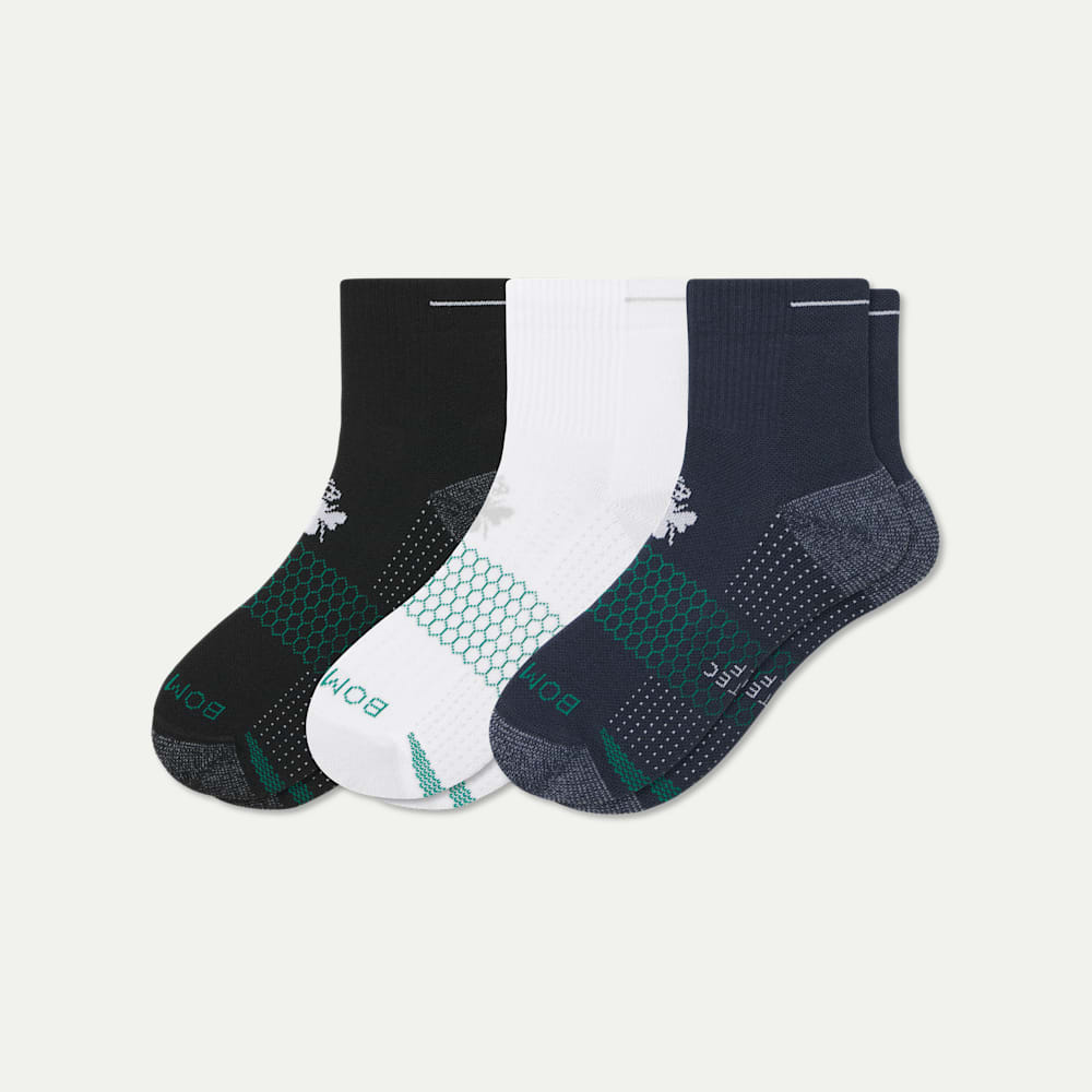 Golf Quarter Sock 3-Pack - Mixed
