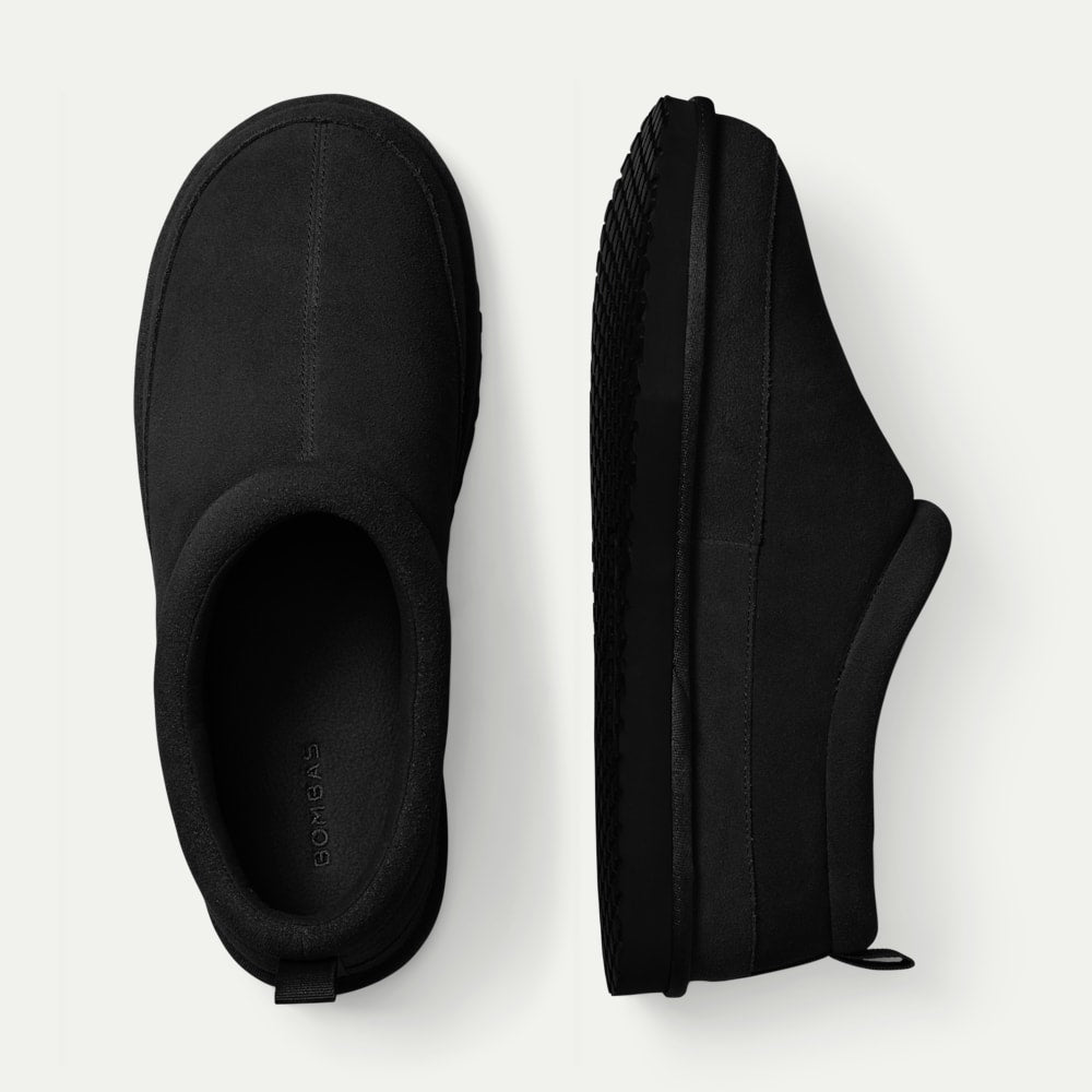Men's Saturday Suede Slip-On - black L [9053]