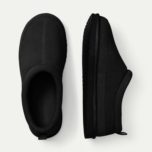 Men's Saturday Suede Slip-On - black L [9053]