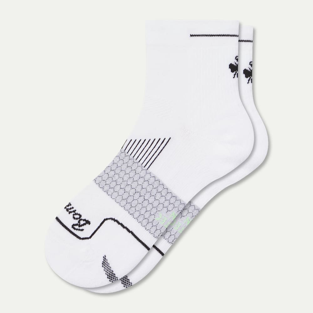 Running Quarter Socks - White L [9270] [2025]