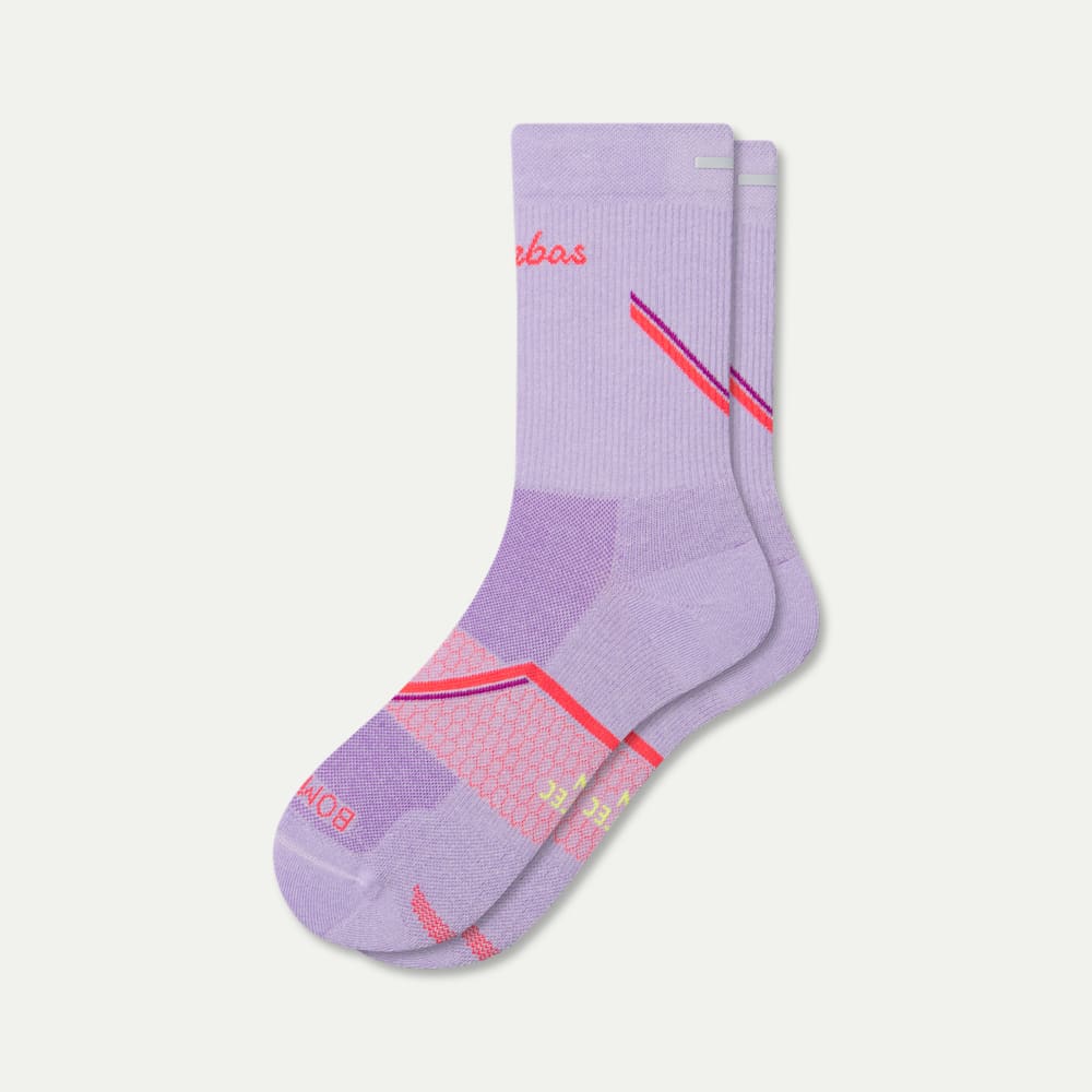 Running Half Calf Socks - soft lavender L [9701]