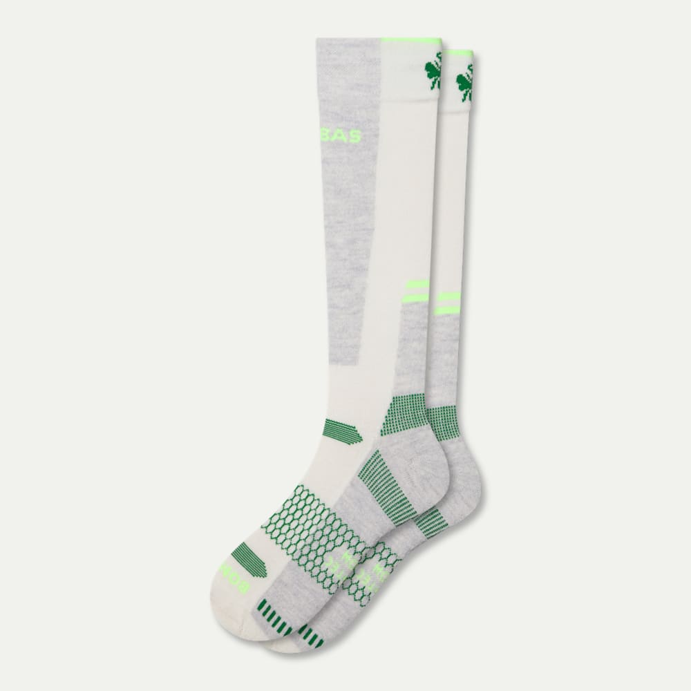 Mid-Cushion Merino Wool Ski & Snowboard Socks - feather grey L [9714]