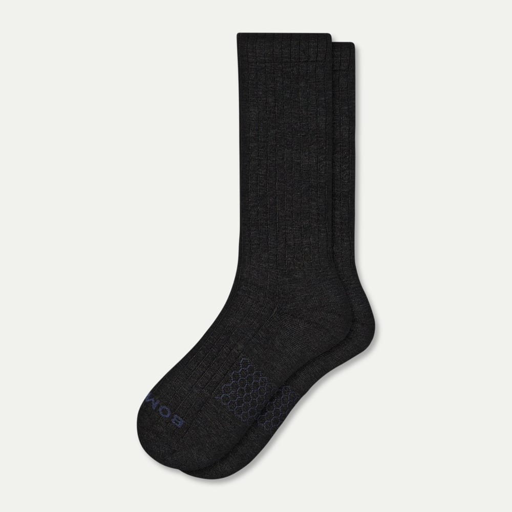 Men's Lodge Socks - Black L [9802]