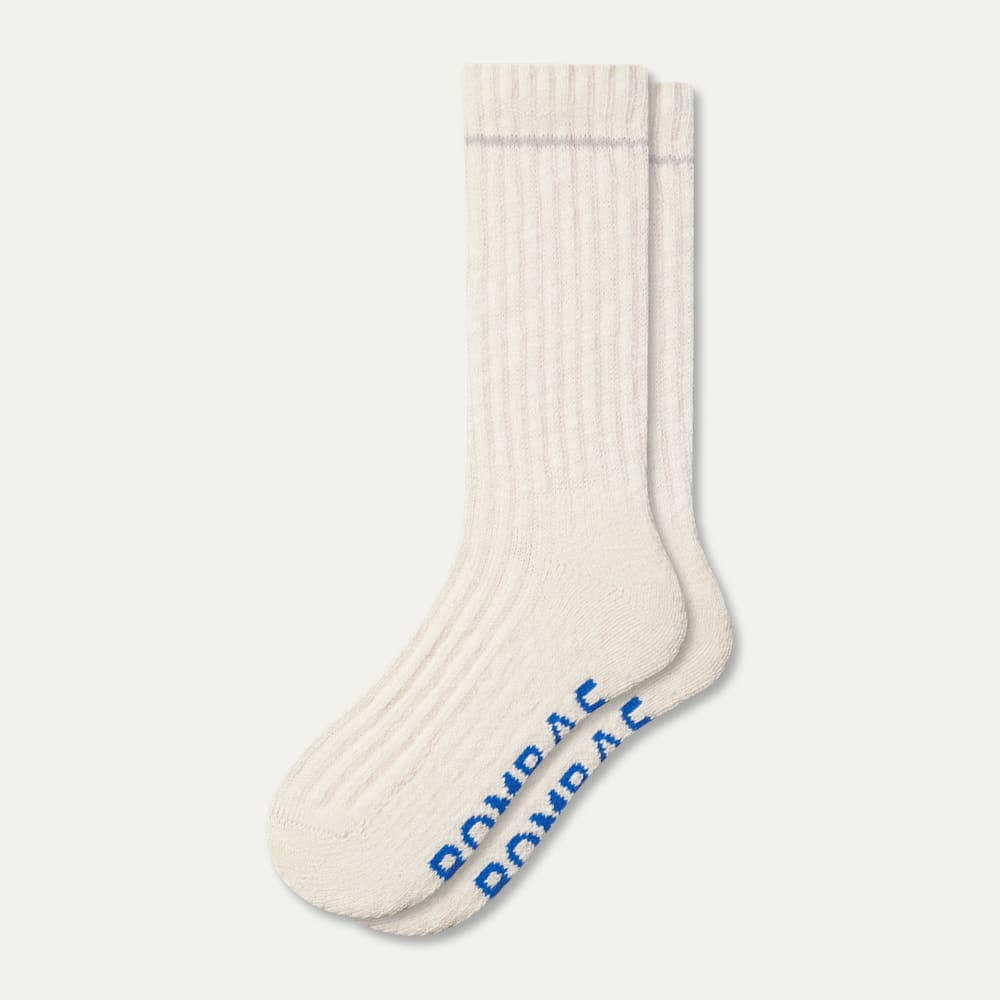 Chunky Ragg Calf Socks - Ivory L [9937]