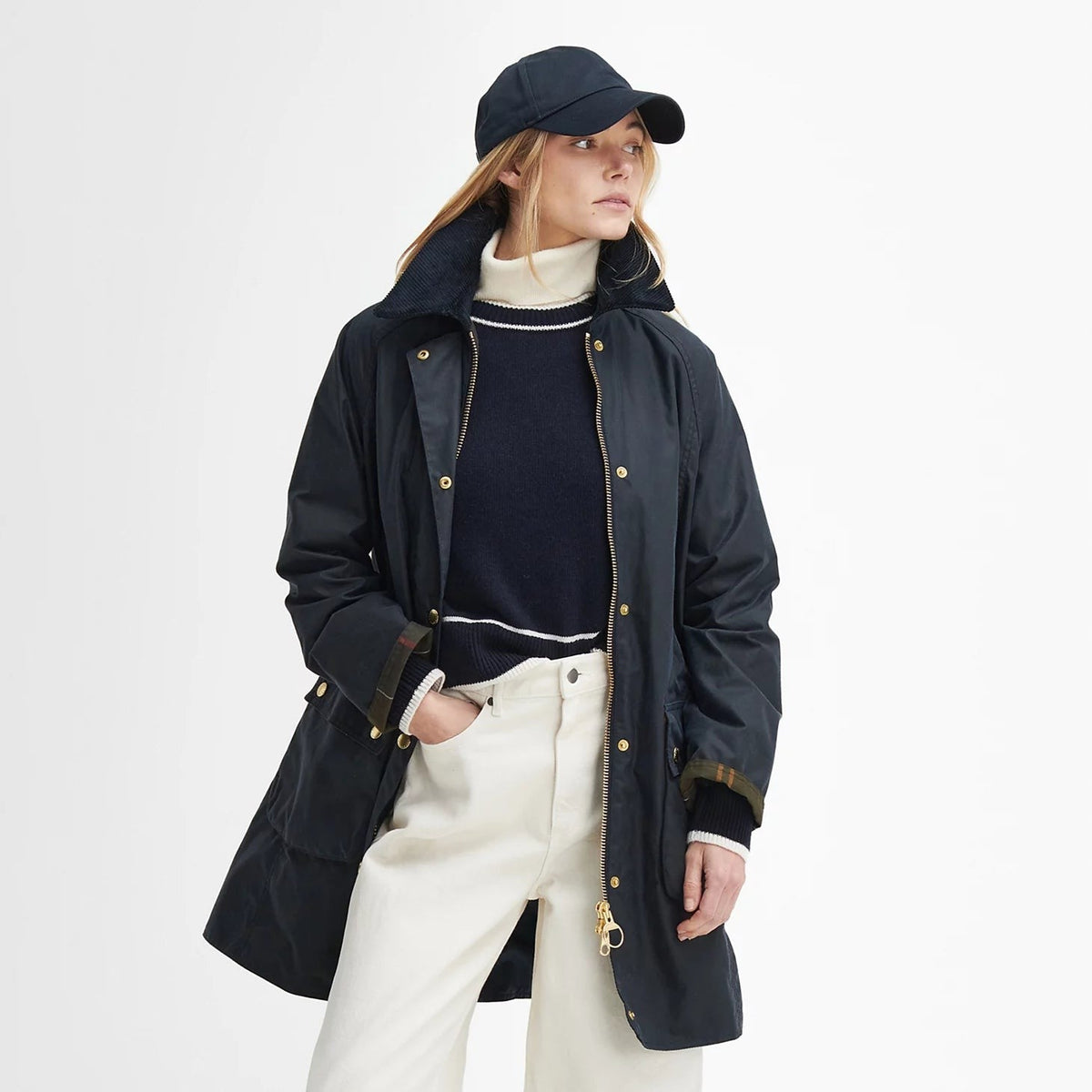 Orvis Featured - Barbour® Beadnell Waxed Long Jacket