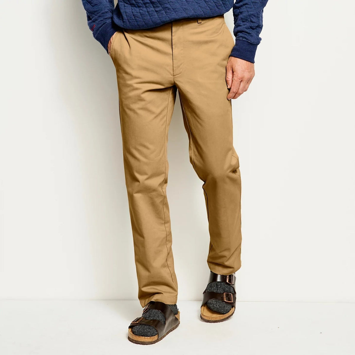 Orvis Limited Edition -Ultimate Khakis Trim Fit Plain-Front Pants