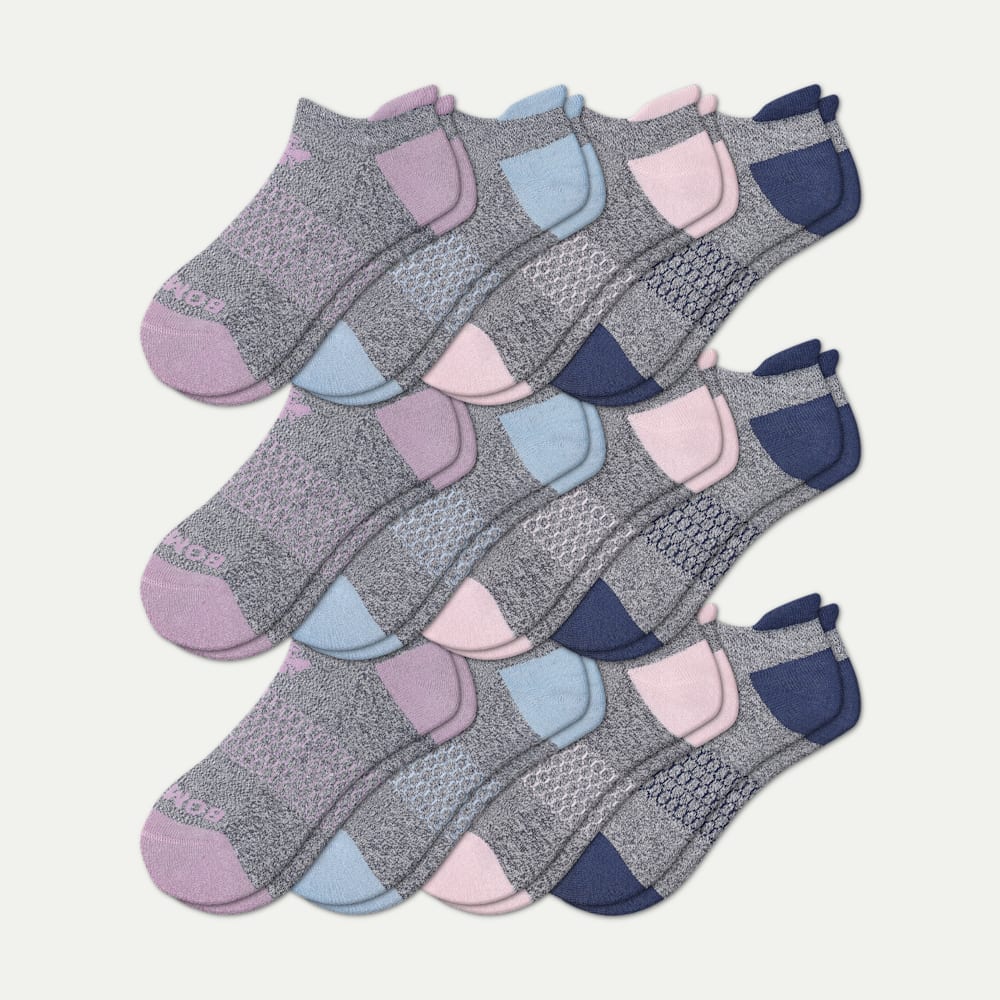 Women's Originals Ankle Sock 12-Pack - Baby Pink Mix L