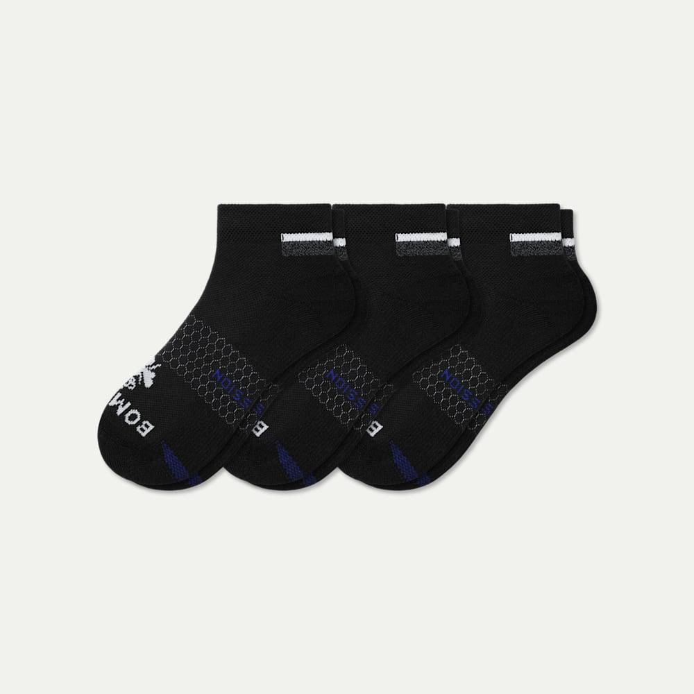 Performance Compression Ankle Socks 3-Pack - black