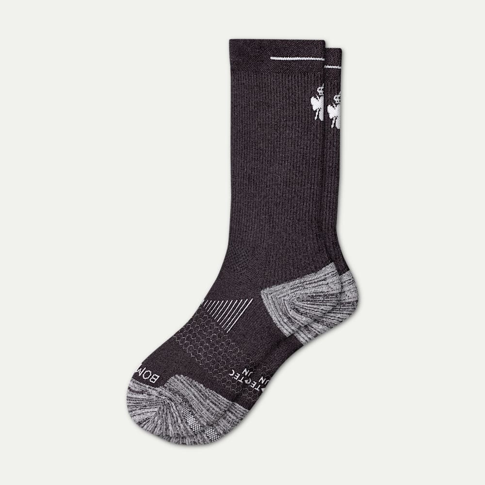 Women's Running Calf Sock - black-with-bee - 49