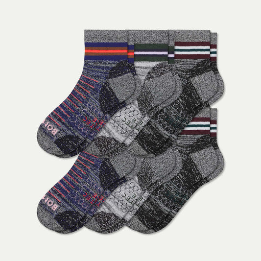 Hiking Quarter Sock 6-Pack - Cosmic Mix L