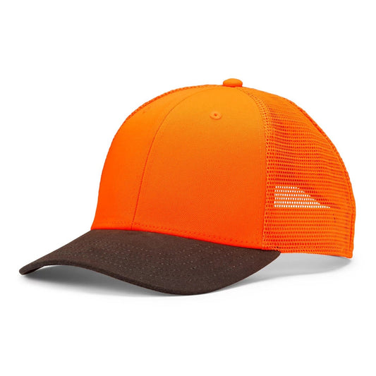 Orvis Affordable - Blaze Orange Waxed Brim Mesh Cap