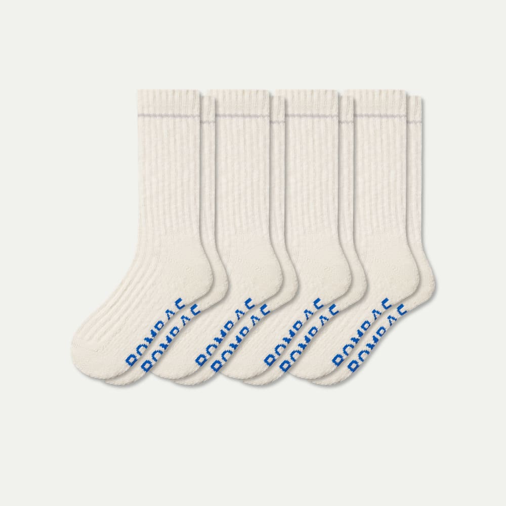 Chunky Ragg Calf Sock 4-Pack - ivory L