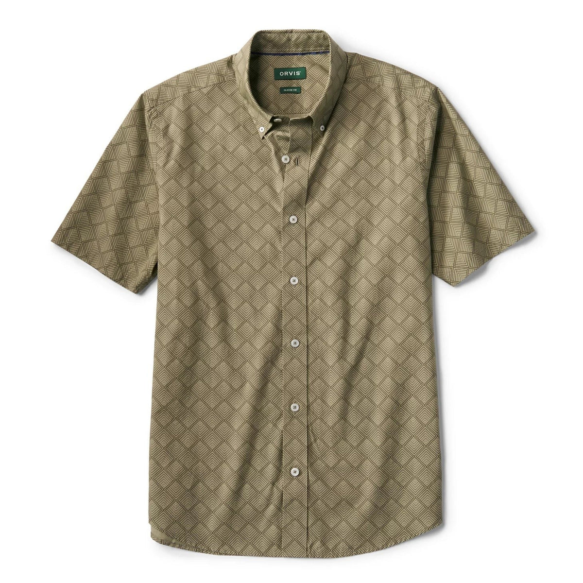 Orvis Popular Choice - Men's Heritage Poplin Printed Short-Sleeve Shirt