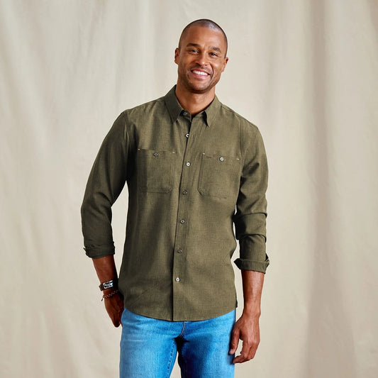 Orvis Budget Friendly - Men's Tech Chambray Long-Sleeve Work Shirt