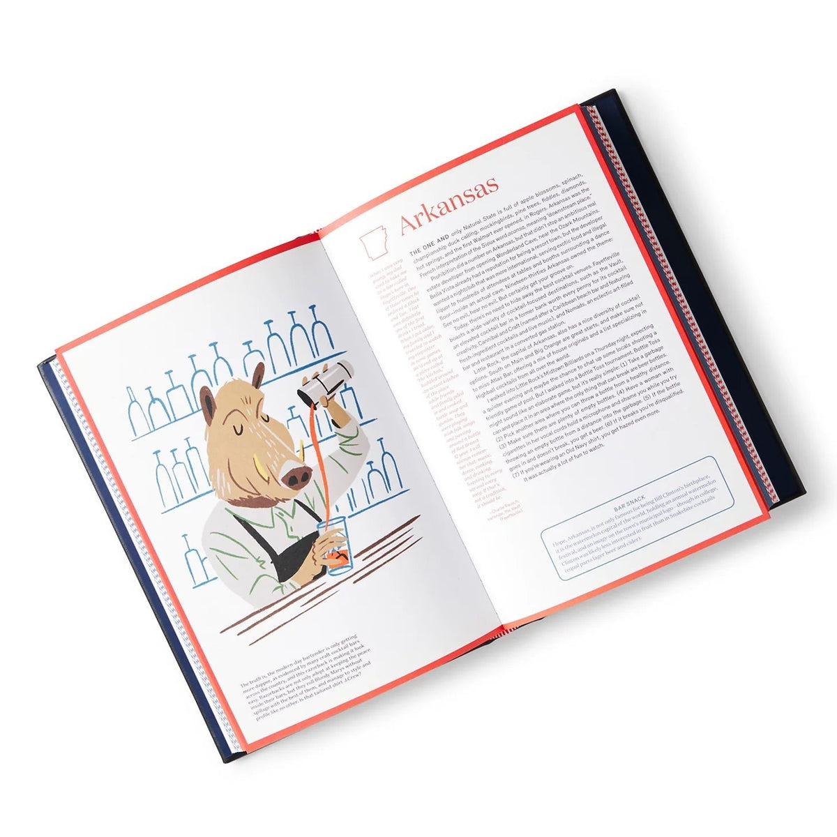Orvis Budget Friendly - Leather-Bound United States Of Cocktails Book