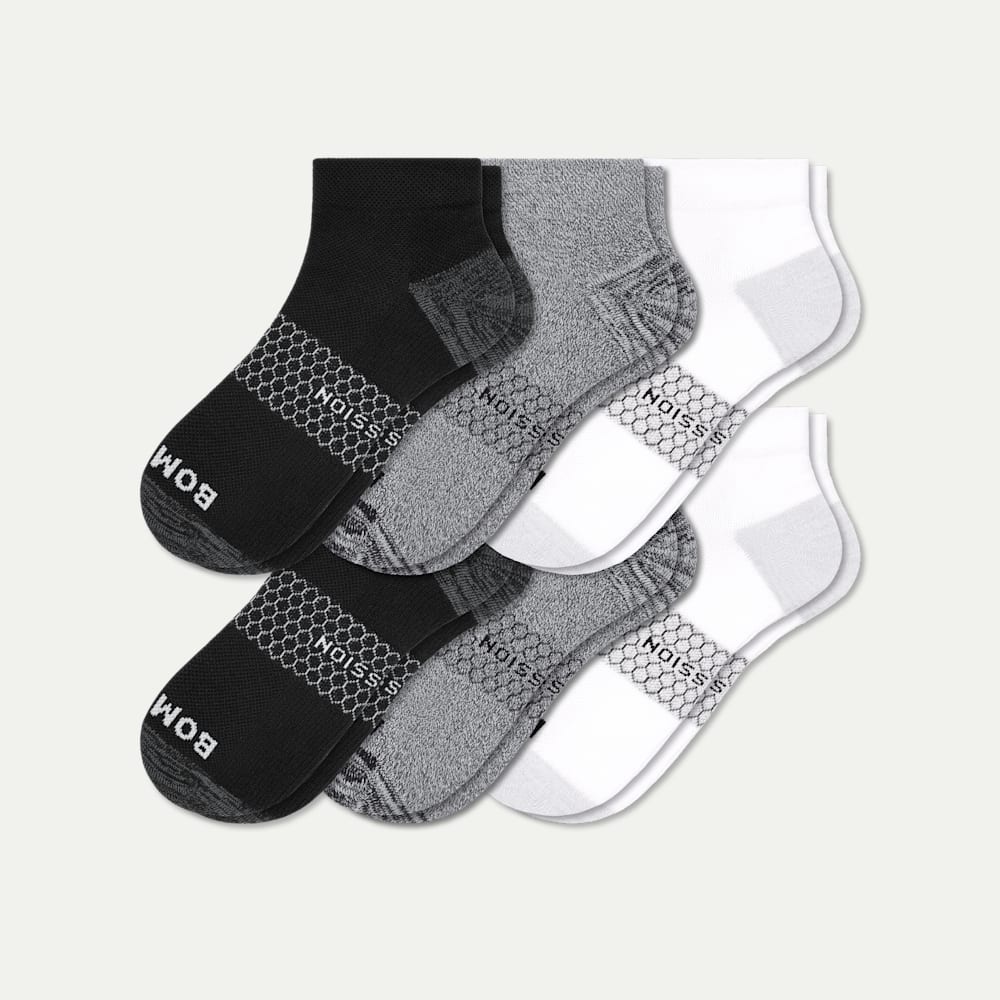 Men's Ankle Compression Socks 6-Pack - Mixed