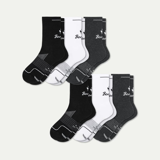 Women's Running Half Calf Sock 6-Pack - Mixed
