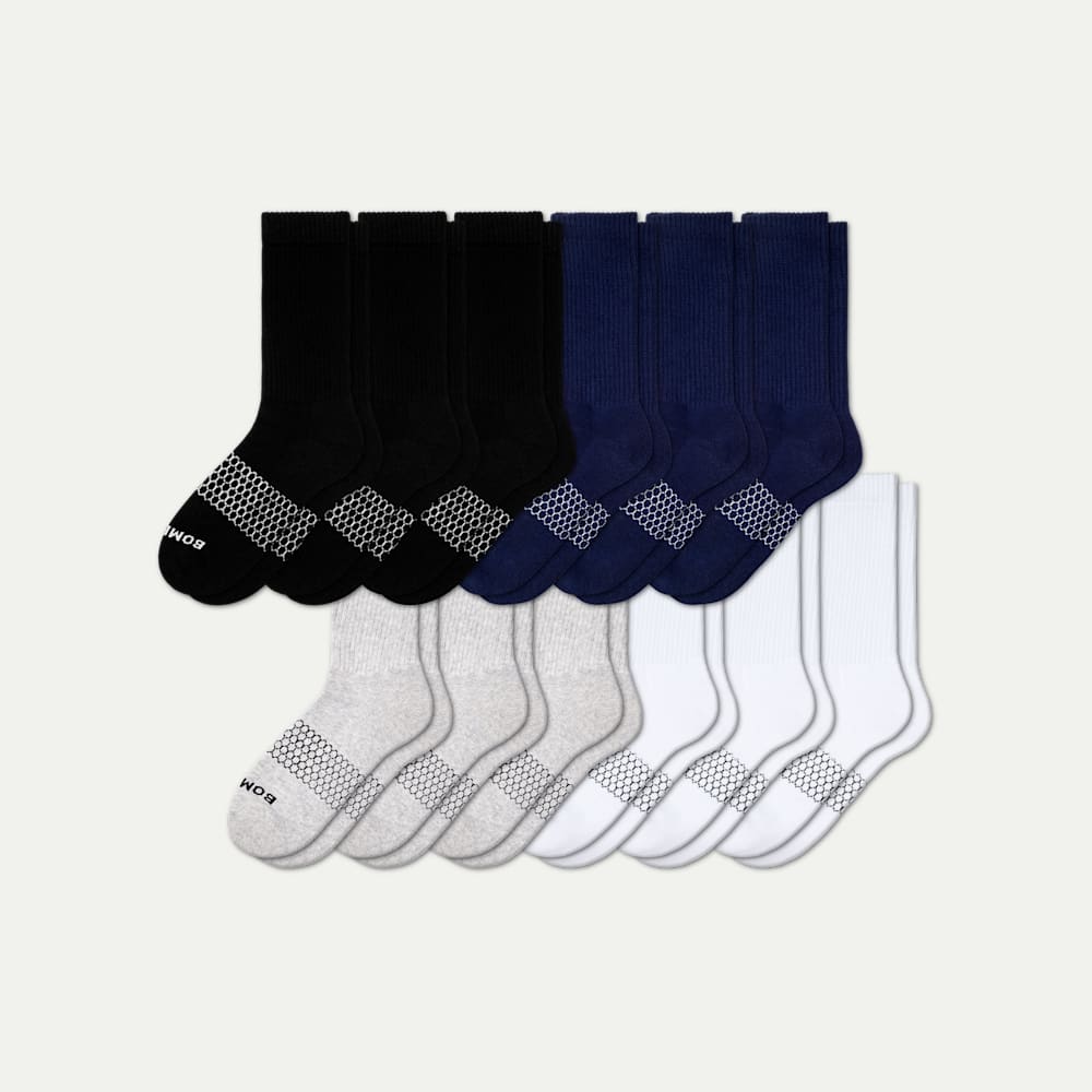 Men's Calf Sock 12-Pack - mixed-solids - 5
